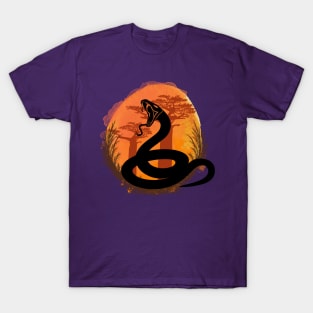 Snake Silhouette - Savannah T-Shirt